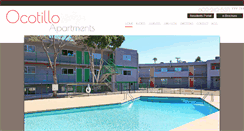 Desktop Screenshot of ocotilloapartmenthomes.com