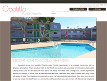 Tablet Screenshot of ocotilloapartmenthomes.com